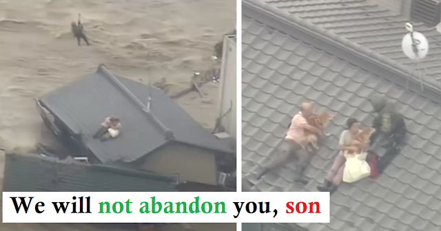 You are currently viewing Brave Elderly Couple Refuses To Leave Their Dogs Behind During Flash Flood